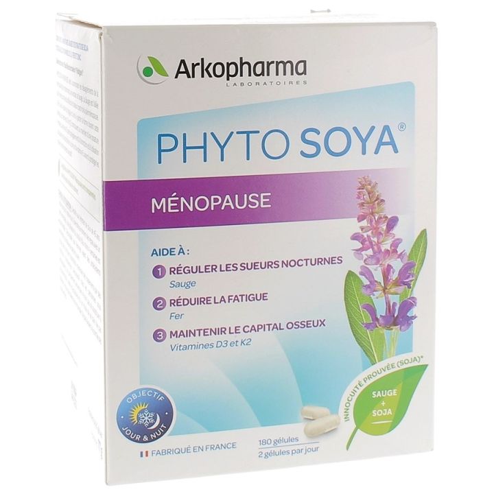 Phyto Soya m&eacute;nopause Arkopharma - bo&icirc;te de 120 g&eacute;lules