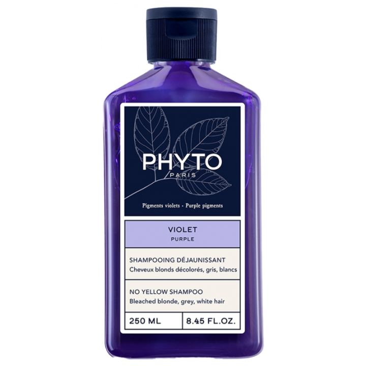 PhytoViolet Shampoing d&eacute;jaunissant Phyto Paris - flacon de 250 ml