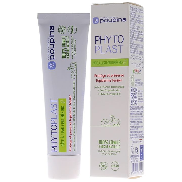 Phytoplast p&acirc;te &agrave; l'eau bio Poupina - tube de 65 ml
