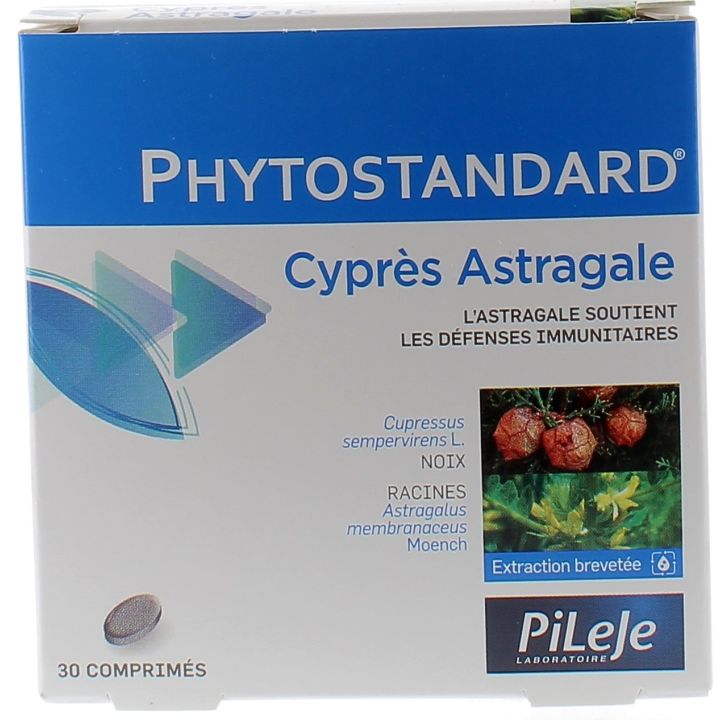 Phytostandard de Cypr&egrave;s-Astragale Pileje - bo&icirc;te de 30 comprim&eacute;s
