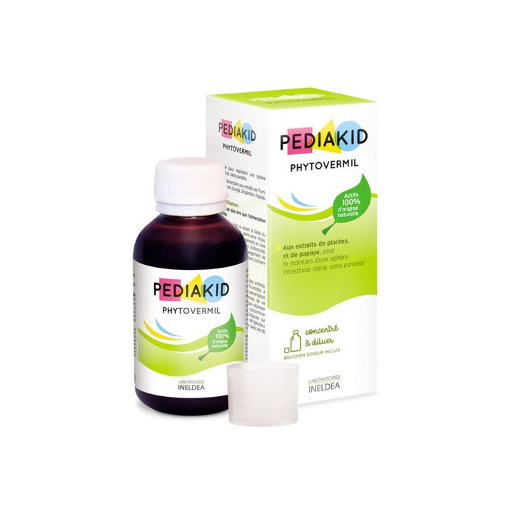 Phytovermil concentr&eacute; &agrave; diluer Pediakid - flacon de 125 ml avec bouchon doseur
