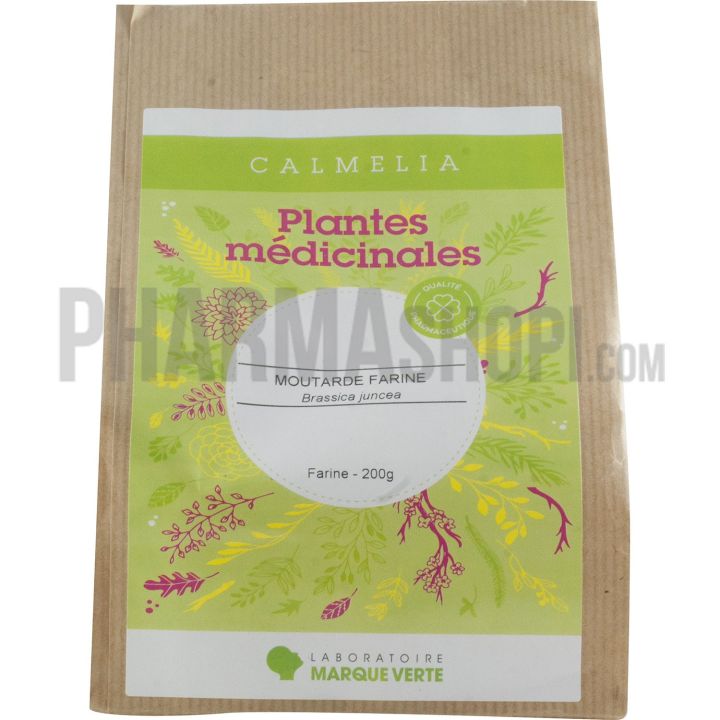 Plantes conditionn&eacute;es farine de Moutarde Marque verte - bo&icirc;te de 200 g