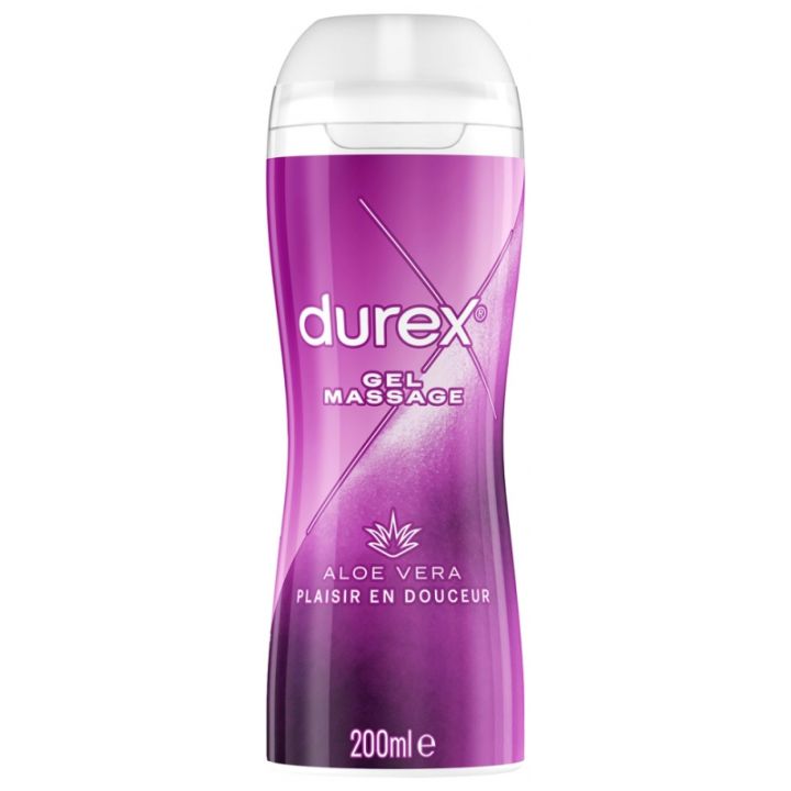 Play Gel massage aloe vera Durex - flacon de 200ml