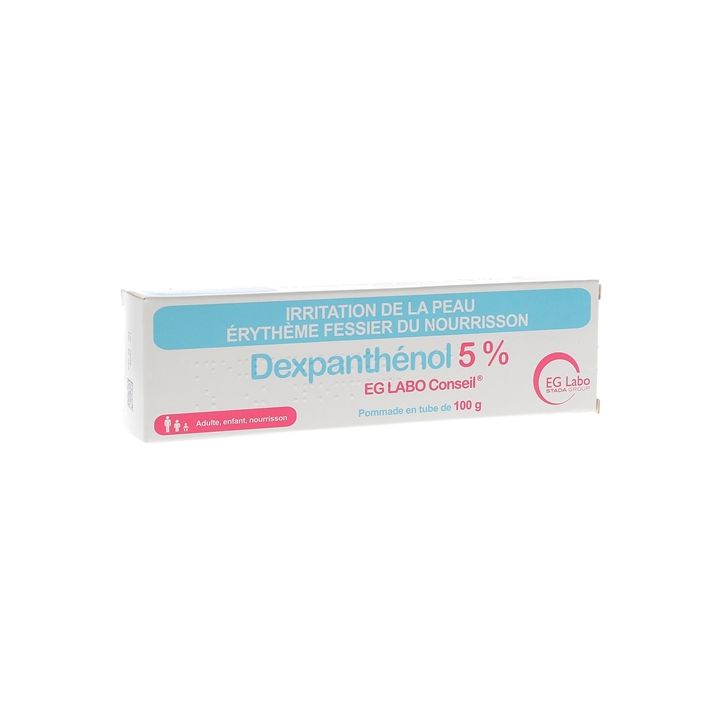 Pommade Dexpanth&eacute;nol 5% EG Labo Conseil - tube de 100g