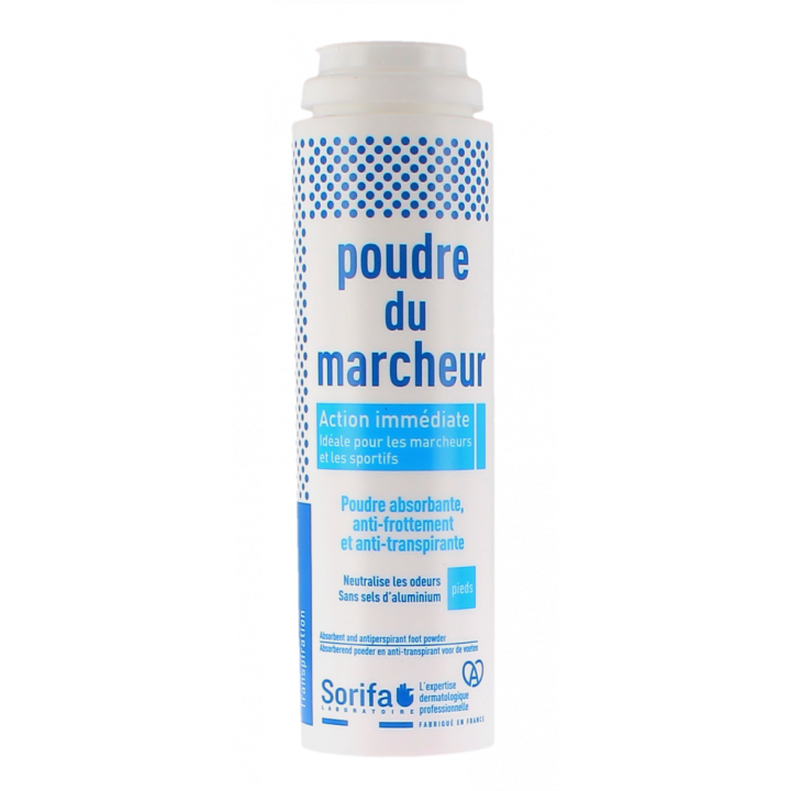 Poudre du marcheur poudre d&eacute;sodorisante pieds - flacon de 100g