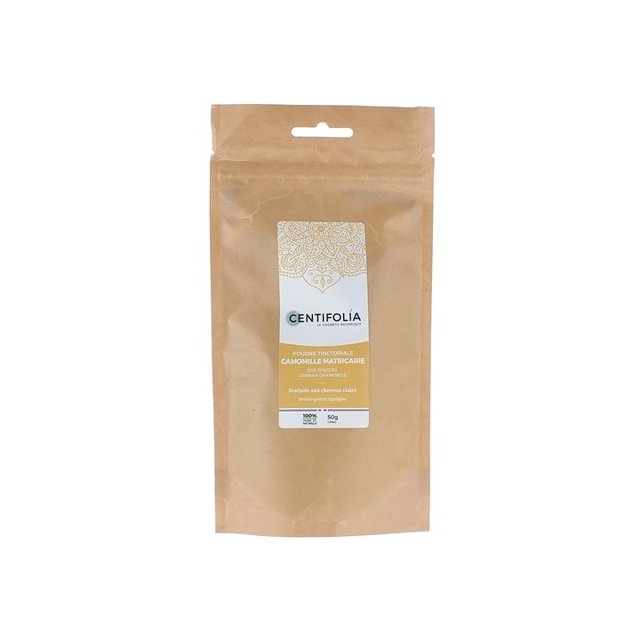 Poudre tinctoriale Camomille matricaire Centifolia - sachet de 50g