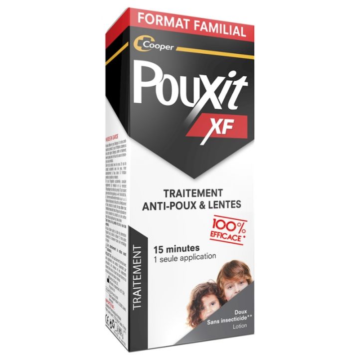 Lotion anti-poux et lentes XF Pouxit - flacon de 200 ml