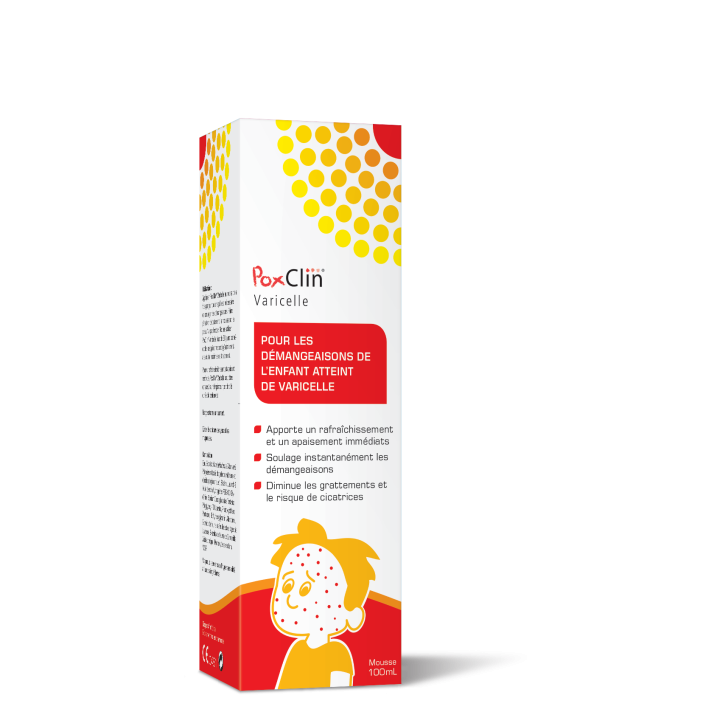 PoxClin Mousse rafra&icirc;chissante varicelle PediAct - tube de 100 ml