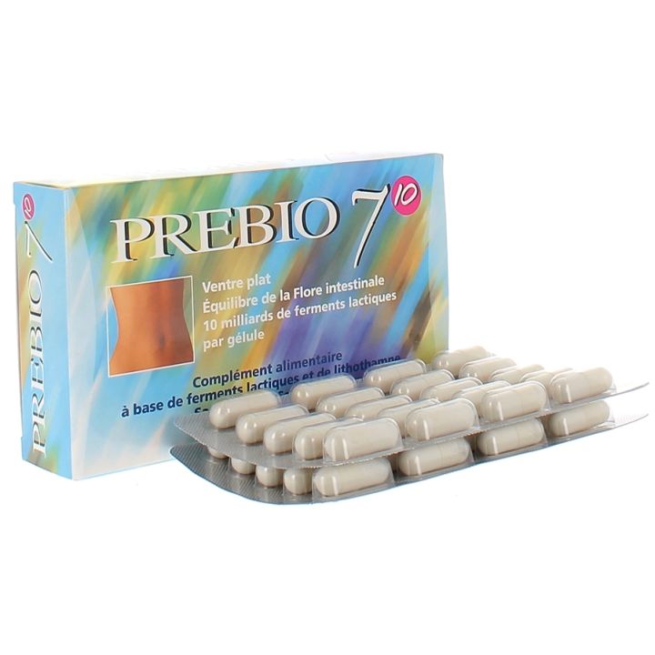 Prebio 7 10 ventre plat Nutrition Concept - bo&icirc;te de 40 g&eacute;lules