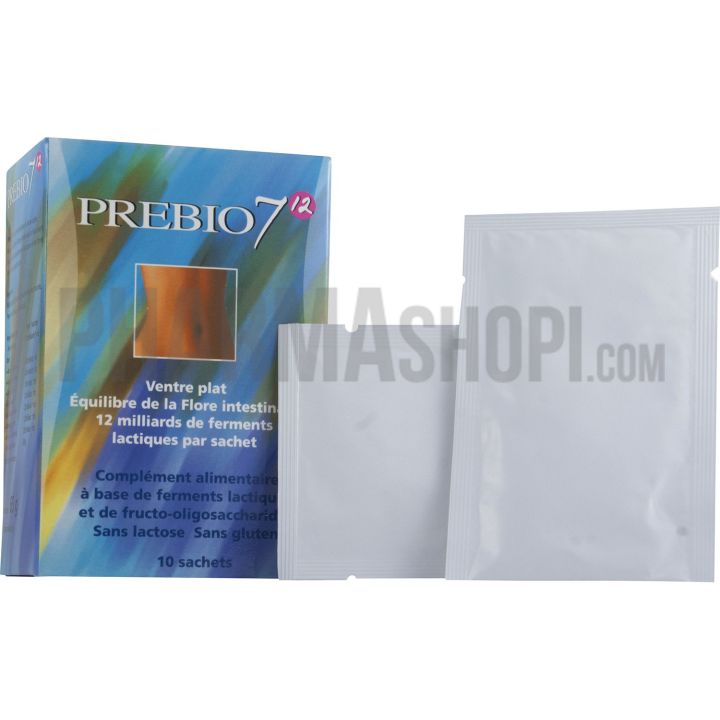 Prebio 7 12 ventre plat Nutrition Concept - bo&icirc;te de 10 sachets