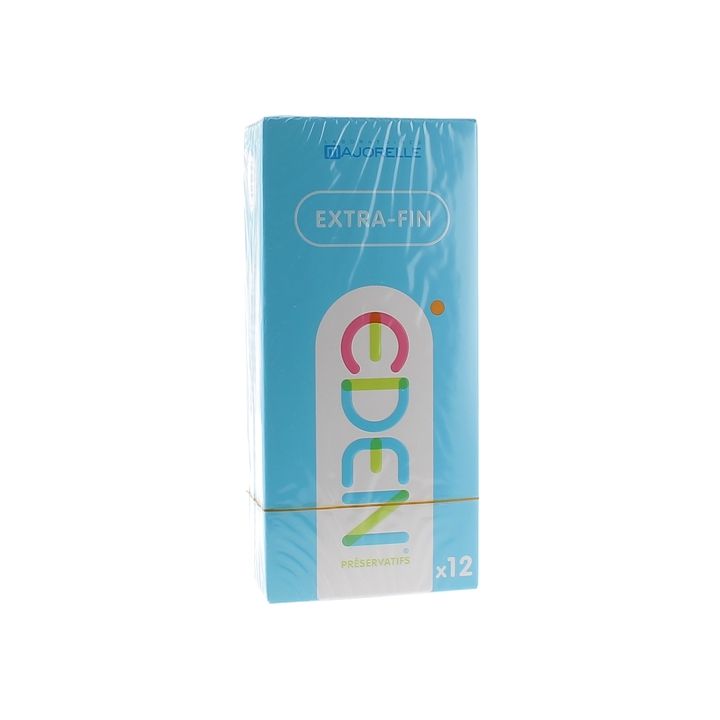 Eden Pr&eacute;servatifs extra-fins lubrifi&eacute;s Laboratoire Majorelle - bo&icirc;te de 12 pr&eacute;servatifs