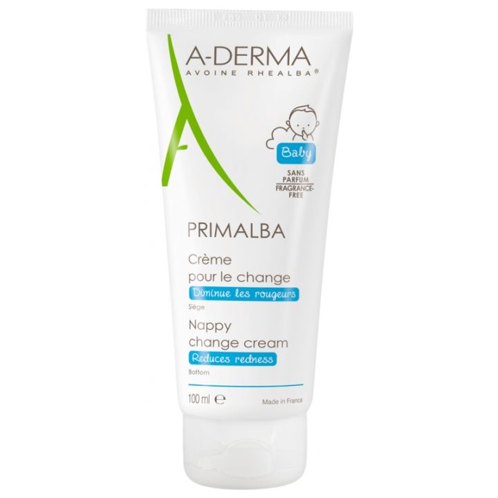 Primalba B&eacute;b&eacute; Cr&egrave;me pour le change A-Derma - tube de 100 ml