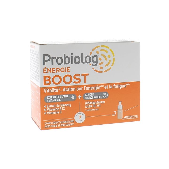 Probiolog Energie boost Mayoly Spindler - bo&icirc;te de 7 shots