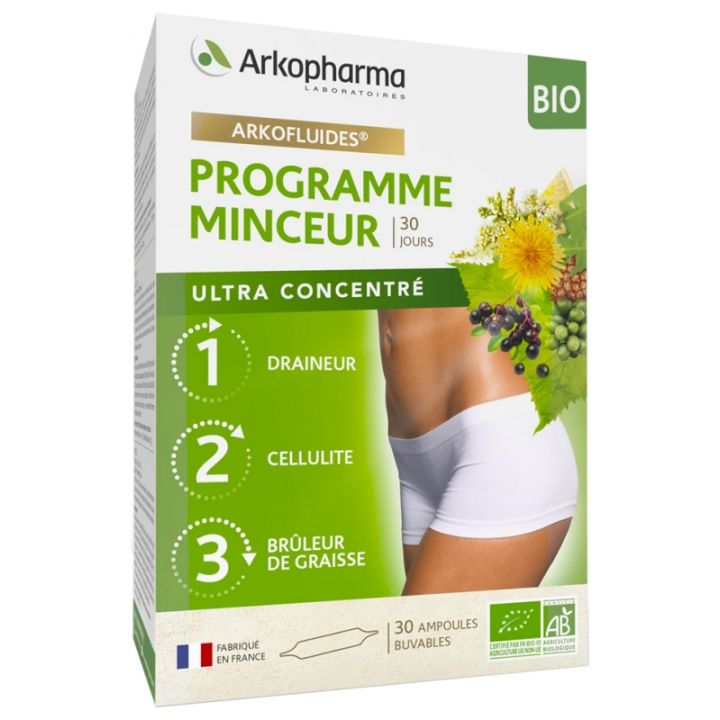 Programme Minceur Bio Arkopharma - bo&icirc;te de 30 jours