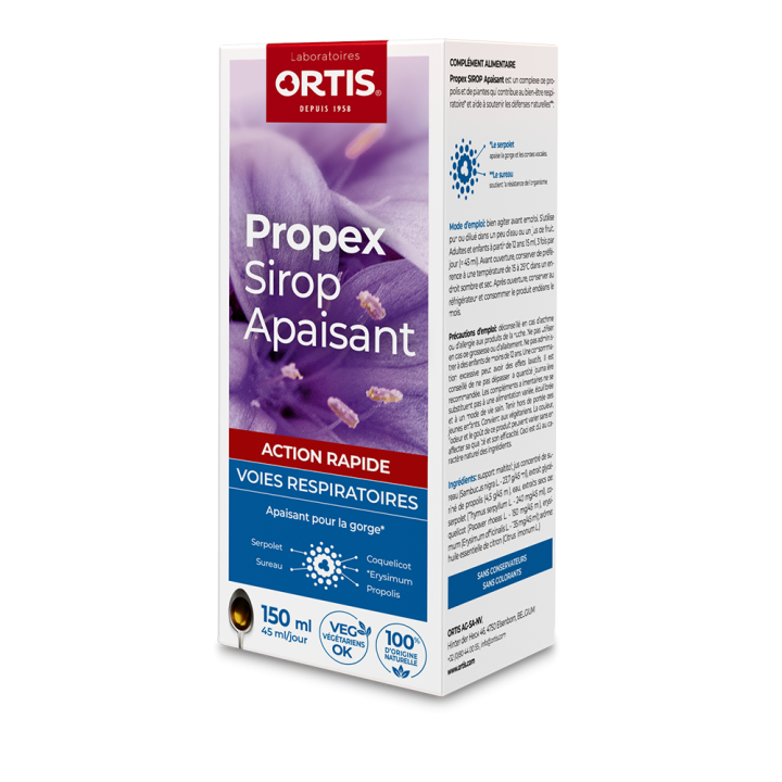 Propex sirop apaisant Ortis - flacon de 150 ml