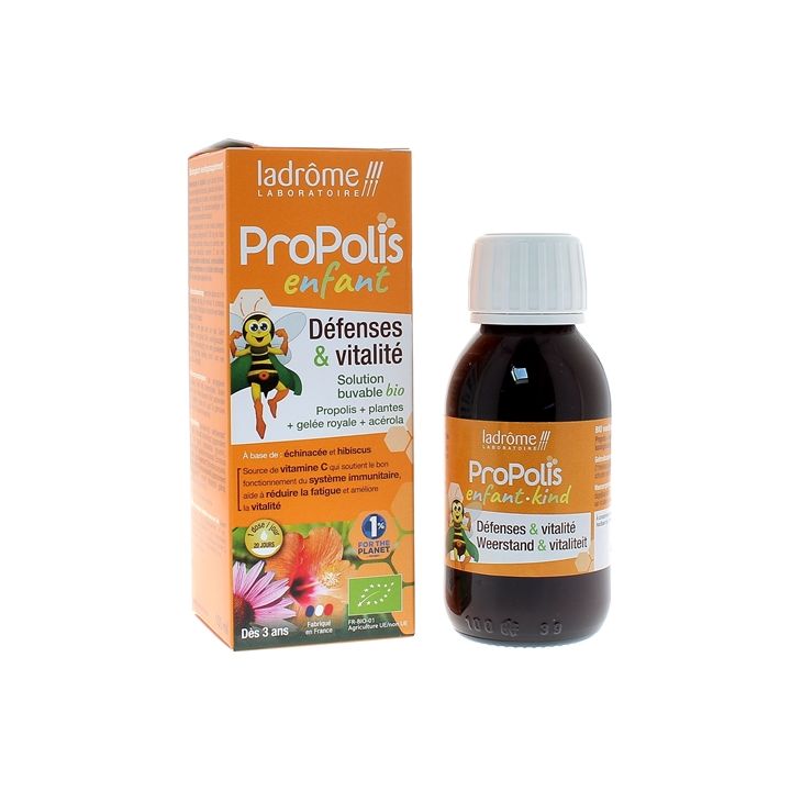 Propolis enfant D&eacute;fenses & Vitalit&eacute; Ladr&ocirc;me - flacon de 100ml