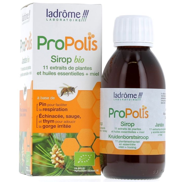 Propolis sirop Bio Ladr&ocirc;me - flacon de 150 ml