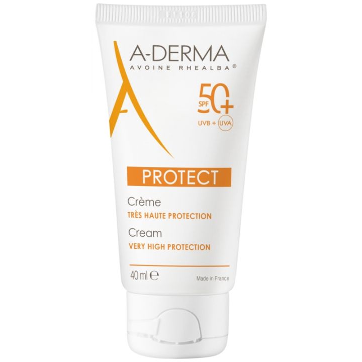 Protect cr&egrave;me tr&egrave;s haute protection spf 50+ A-Derma - tube de 40 ml