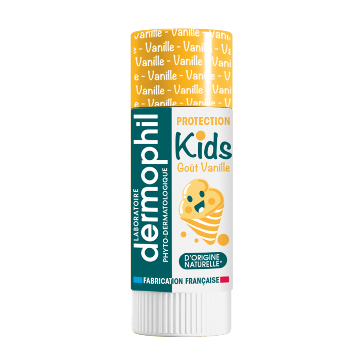 Stick &agrave; l&egrave;vres kids vanille Dermophil - stick de 4g