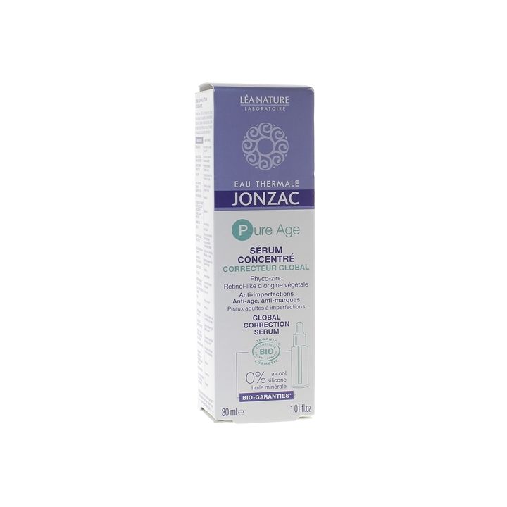 Pure Age S&eacute;rum concentr&eacute; correcteur global Eau thermale Jonzac - flacon de 30ml