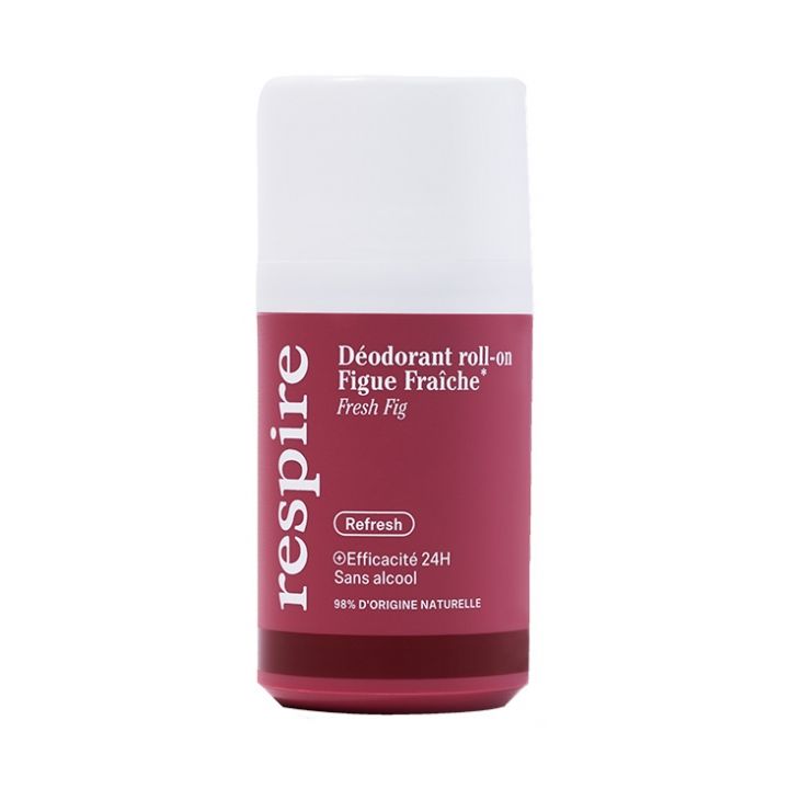 D&eacute;odorant figue fra&icirc;che Respire - roll-on de 50ml