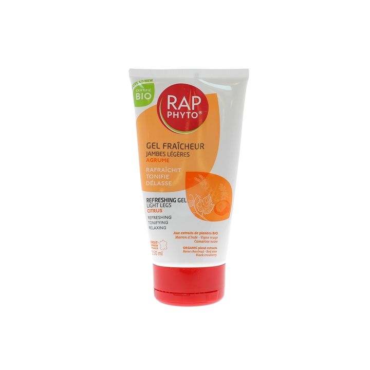 Rap phyto gel tonic jambes l&eacute;g&egrave;res parfum agrumes - tube de 150 ml