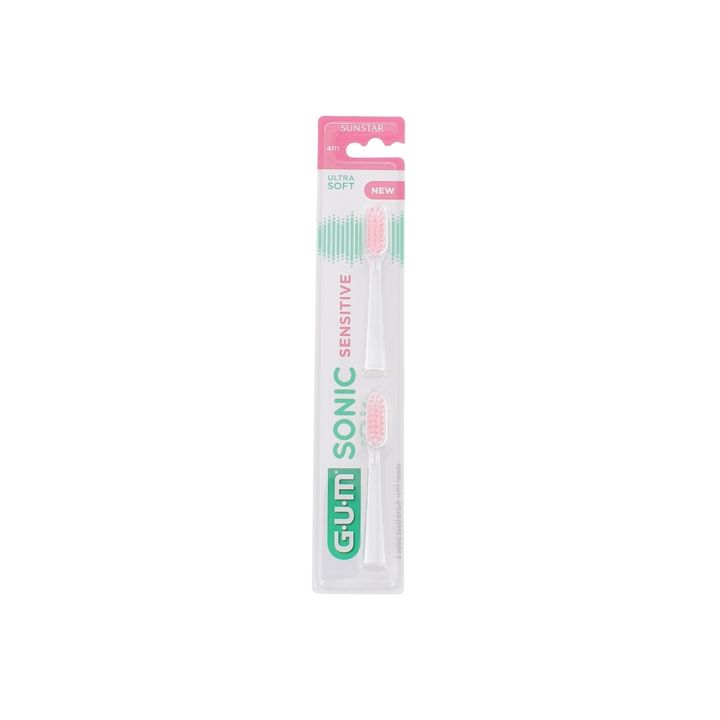 Sonic Sensitive Recharge brosse &agrave; dents ultra souple Gum - 2 brossettes