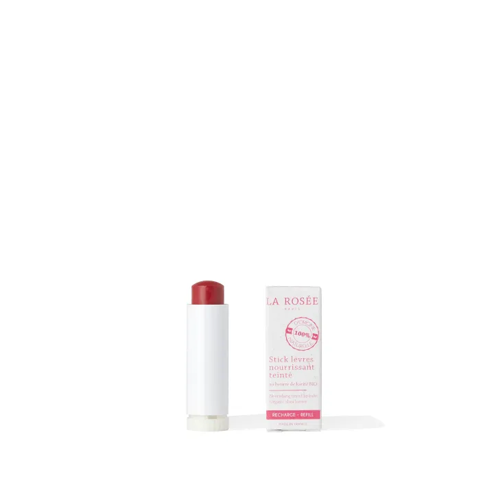 Recharge stick l&egrave;vres nourrissant teint&eacute; La Ros&eacute;e - tube de 4,5g