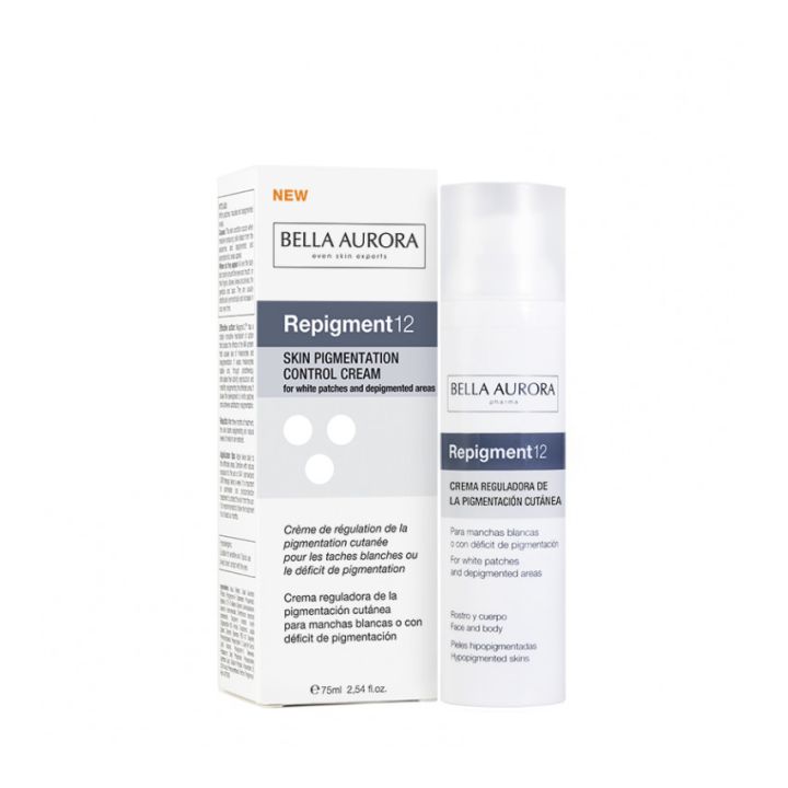 Repigment12 Cr&egrave;me repigmentante Bella Aurora - flacon de 75ml