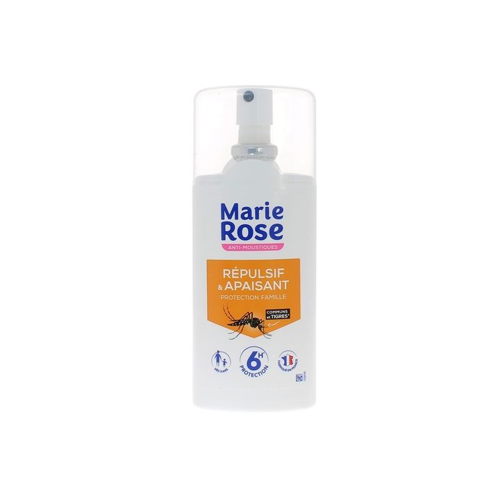 R&eacute;pulsif & apaisant anti-moustiques Marie Rose - spray de 100 ml