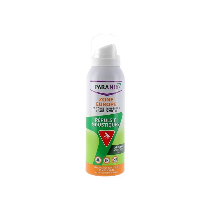 R&eacute;pulsif moustiques zone Europe Paranix - spray de 125 ml