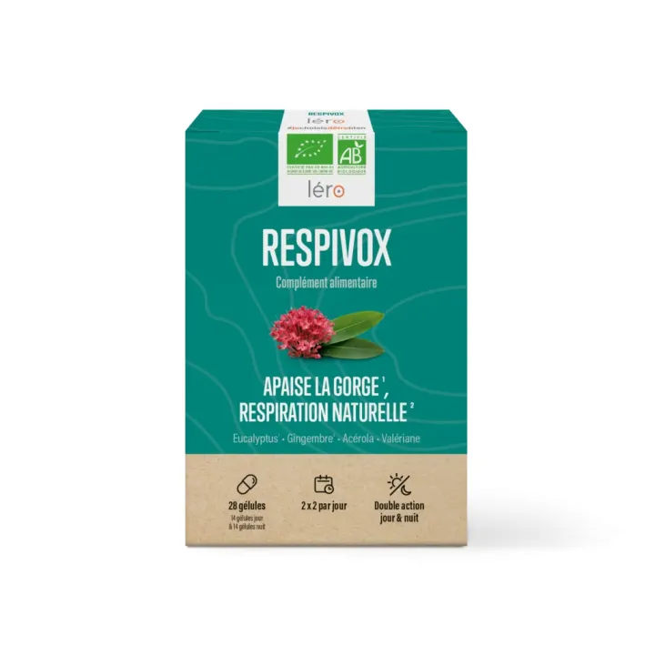 Respivox L&eacute;ro - bo&icirc;te de 28 g&eacute;lules