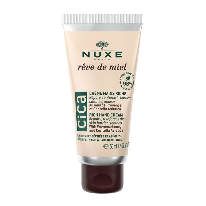 R&ecirc;ve de Miel Cr&egrave;me mains riche Cica Nuxe - tube de 50ml
