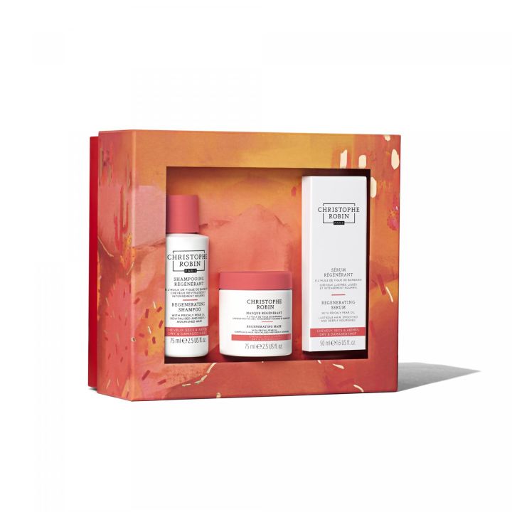 Rituel r&eacute;g&eacute;r&eacute;rant d'exception Christophe Robin - coffret de 3 produits