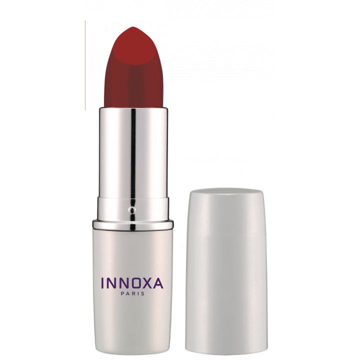 Rouge &agrave; l&egrave;vres satin&eacute; inno'lips 404 rouge sienne Innoxa - tube de 3,5 g