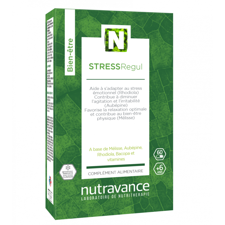 STRESSRegul Nutravance - bo&icirc;te de 60 g&eacute;lules