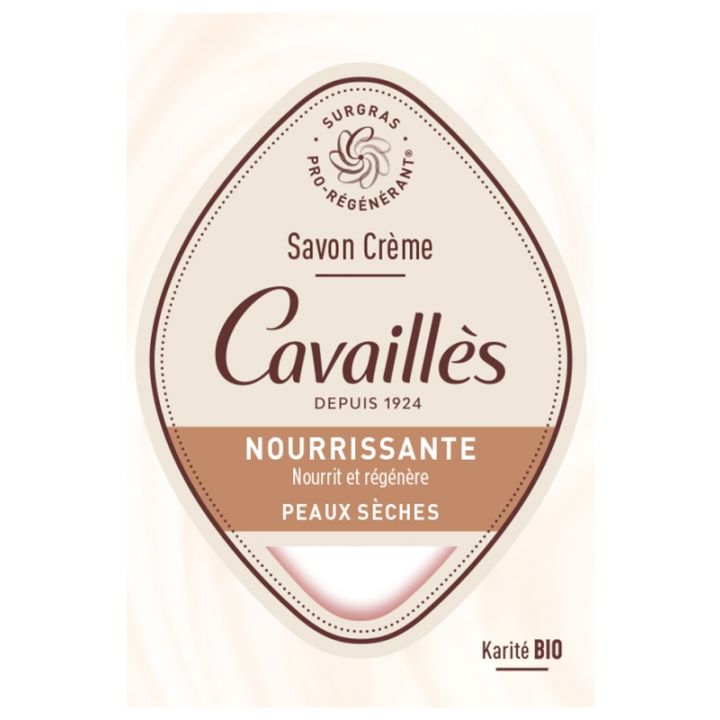 Savon cr&egrave;me nourrissante peaux s&egrave;ches Rog&eacute; Cavaill&egrave;s - savon de 100g