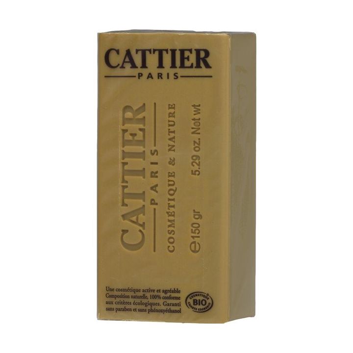 Savon doux v&eacute;g&eacute;tal Argimiel BIO Cattier - pain de 150 g