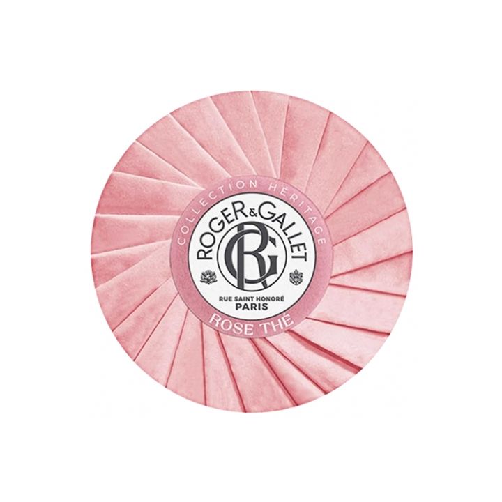 Savon parfum&eacute; Rose th&eacute; Roger & Gallet - pain de 100g