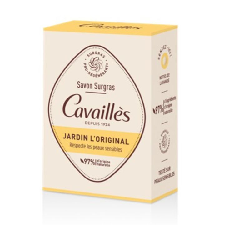 Savon surgras Jardin l'Original Cavaill&egrave;s - pain de 100g