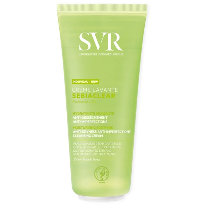 Sebiaclear Cr&egrave;me lavante SVR - tube de 200 ml
