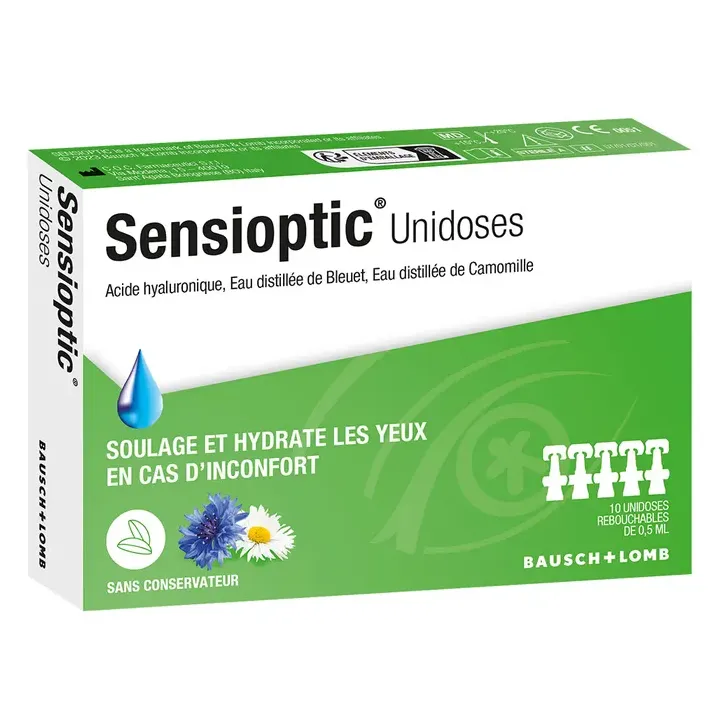 Sensioptic Bausch&Lomb - bo&icirc;te de 10 unidoses