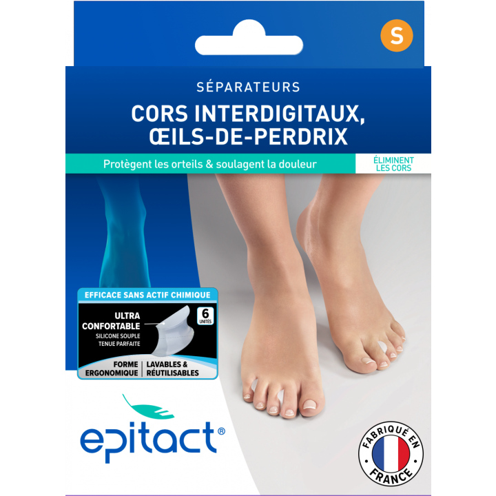 S&eacute;parateurs silicone S Epitact - 6 unit&eacute;s