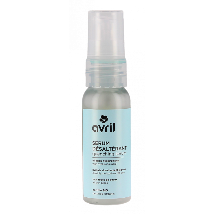 S&eacute;rum d&eacute;salt&eacute;rante bio Avril - flacon-pompe de 30ml