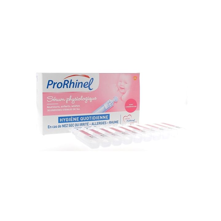 S&eacute;rum physiologique ProRhinel - bo&icirc;te de 30 unidoses