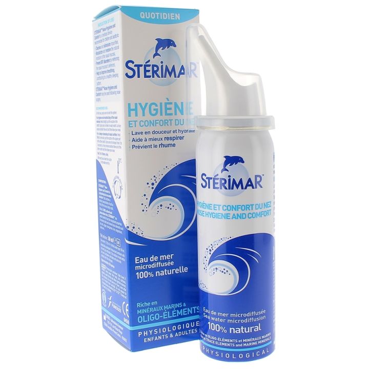 S&eacute;rum physiologique hygi&egrave;ne et confort du nez St&eacute;rimar - spray de 50 ml