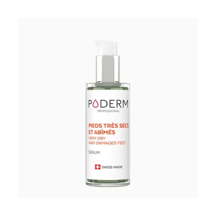 S&eacute;rum pieds tr&egrave;s secs et abim&eacute;s Poderm - flacon de 75ml