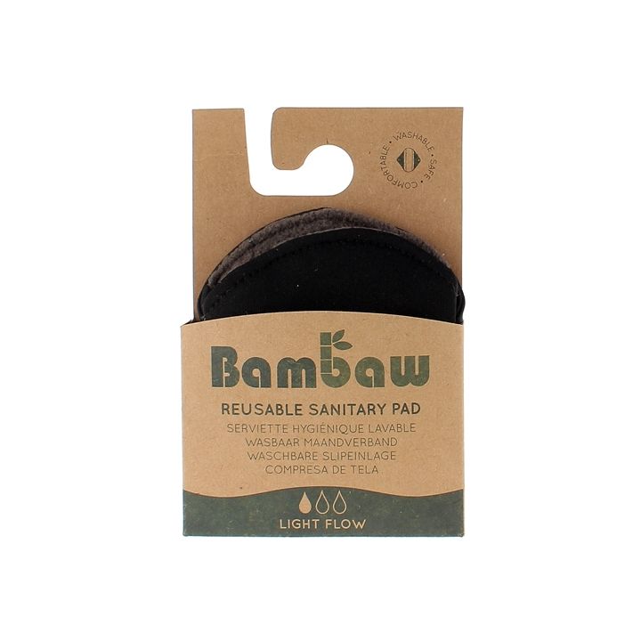 Serviette hygi&eacute;nique lavable Bambaw - une serviette lavable