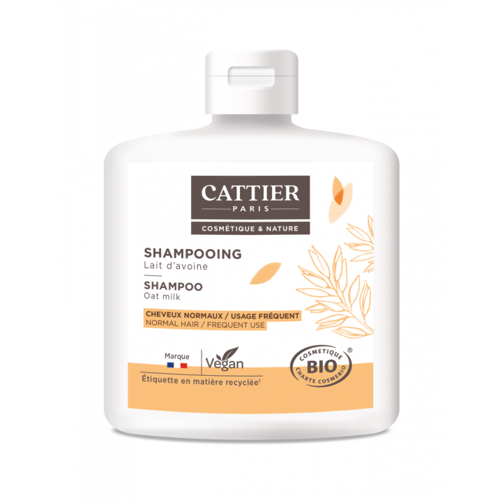 Shampoing Solut&eacute; de Yogourt Bio (usage fr&eacute;quent) Cattier - flacon 250 ml