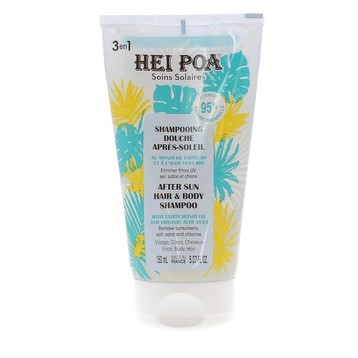 Shampoing douche apr&egrave;s soleil Hei Poa - tube de 150ml
